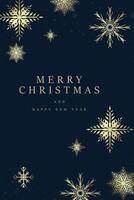 Luxury snow flakes frame for Christmas and New Year with small snow flakes, illustration, and A banner of premium Christmas concepts, Luxury post card frame vector