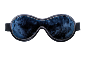Soft velvet sleep mask for comfortable rest during travel or at home in evening hours png