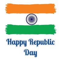 Indian republic day background vector