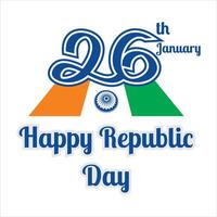 Happy India Republic Day Background Design Illustration, Indian Republic Day Celebration Background vector