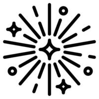 Fireworks Chinese New Year icon Illustration vector