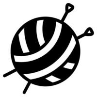 Knitting Hobby object icon illustration vector