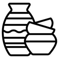 Pottery Hobby object icon illustration vector