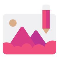 Drawing Hobby object icon illustration vector