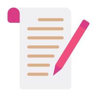 Writing Hobby object icon illustration vector
