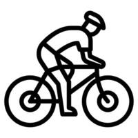Cycling Hobby object icon illustration vector