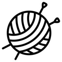 Knitting Hobby object icon illustration vector