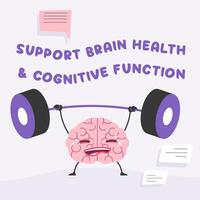 Boost Brain Health and Strength vector