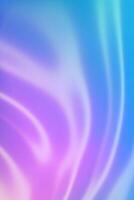 Calm horizontal background with blue and pink gradient and smooth white lines. photo