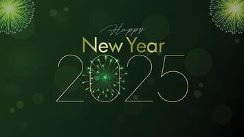 Happy New Year - 2025 New Year Design - Happy New Year background vector