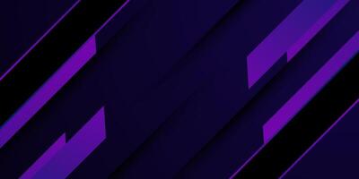 Abstract dark purple background. Overlap purple shapes on dark color geometric design. Modern papercut futuristic background illustration. vector