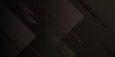 Abstract geometric dark brown background with simple overlap square shape and shadow pattern. Trendy 3D design. Modern background with papercut concept. vector