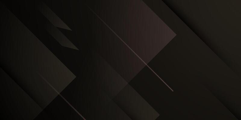 Abstract geometric dark brown background with simple overlap square shape and shadow pattern. Trendy 3D design. Modern background with papercut concept.