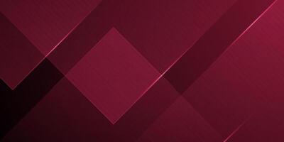 Futuristic abstract dark red gradient illustration background with 3d look and simple line pattern. Cool design and luxury. vector