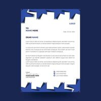 Letterhead Design Template, modern and creative design template vector
