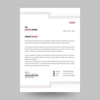 Company letterhead template designs. Letterhead, Template and red with white color template design vector