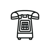 Telephone icon design emphasizing clarity and sleek form concept graphic vector