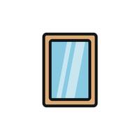 Window icon design crafted with an emphasis on precision and functionality concept graphic vector