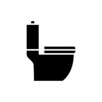 Icon design illustrating a modern and simple toilet bowl concept graphic vector