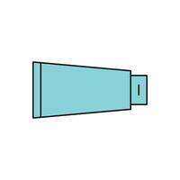 Toothpaste icon design showcasing a simple and modern concept graphic vector