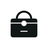 Container box concept highlighted through a simple and modern icon design graphic vector