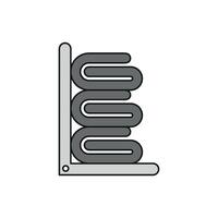 Towel icon design showcasing a simple and modern concept graphic vector