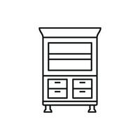 Book shelf icon design emphasizing simplicity and functional beauty concept graphic vector