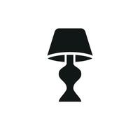 Icon design illustrating a modern and simple night lamp concept graphic vector