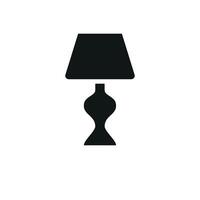 Night lamp concept highlighted through a simple and modern icon design graphic vector