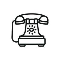 Telephone icon design incorporating balanced proportions and smooth edges concept graphic vector