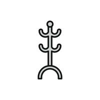 Hanger icon graphic expressing a simple modern design concept vector