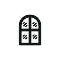 Window icon design emphasizing modernity with balanced proportions concept graphic vector