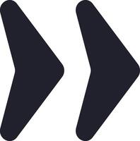 Two dark colored arrows are pointing towards the right side, symbolizing progress, direction, and advancement, creating a visual representation of moving forward vector