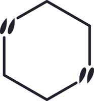 Framing an empty hexagon with quotation marks, creating a stylish and modern design ideal for emphasizing text and quotes in various creative projects vector