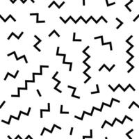 Seamless pattern with zig zag lines creating a dynamic and visually engaging design, suitable for backgrounds, textiles, and various graphic applications evoking a retro aesthetic vector