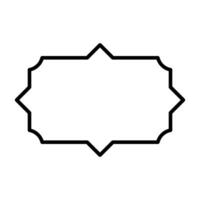 Customizable Shapes and Lines for Icon Frame vector