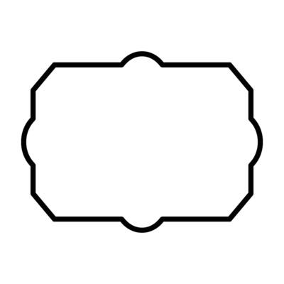 Stylized Line Frames for Custom Label