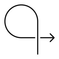 Multi-Use Direction Arrow Icon Graphics vector