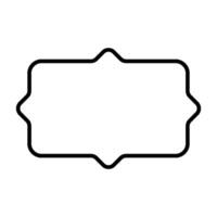 Artistic Line Shapes for Unique Labels vector