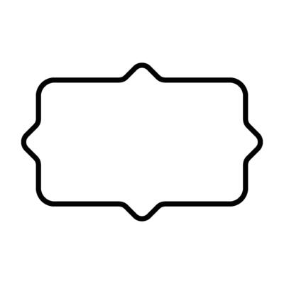 Artistic Line Shapes for Unique Labels