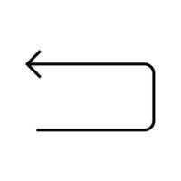 Minimal Direction Arrows with Sleek Linear Aesthetic vector