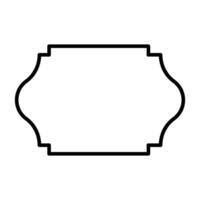 Versatile Label Frames for Sleek UI Icons vector