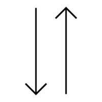 Modern Direction Arrow Icons with Minimalist Lines vector