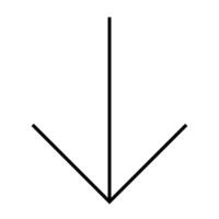 Sleek Linear Direction Arrows for Wayfinding Graphics,dawnload, down icon vector