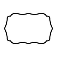 Bold Shapes and Line Frames for Icon vector