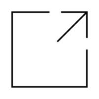 Abstract Direction Arrow Icons in Linear Style vector