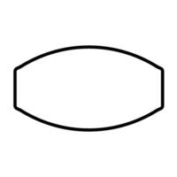 Minimalistic Label Shapes with Linear Precision vector