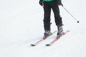 A man on skis photo
