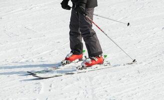 A person on skis photo