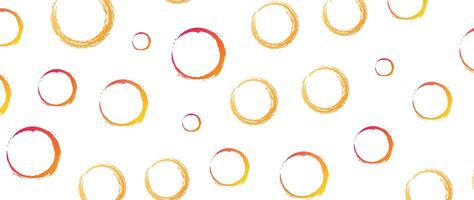 circle shapes drawn with elements In doodle style. vector